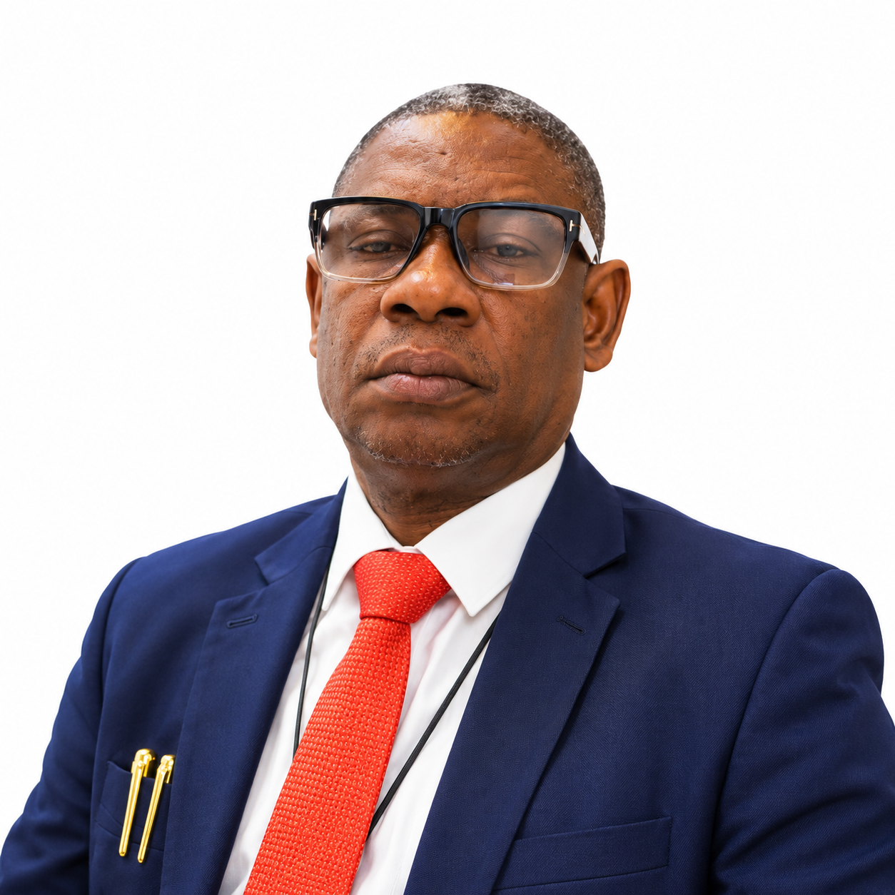 Professional Portrait with Red Tie